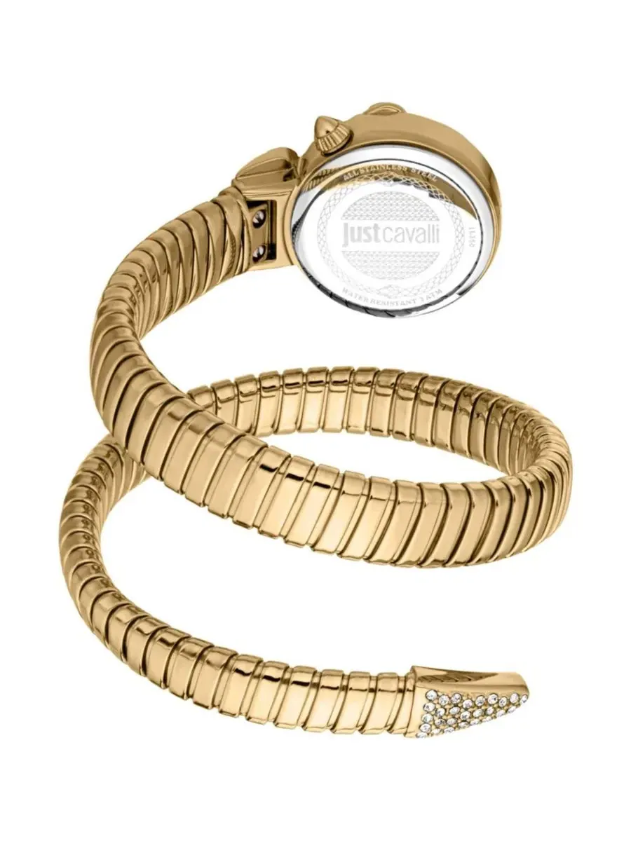 Женские часы Radiosa Quartz IP Stainless Steel Bracelet Watch Just Cavalli — изображение 2 из 3, оттенок золотистый