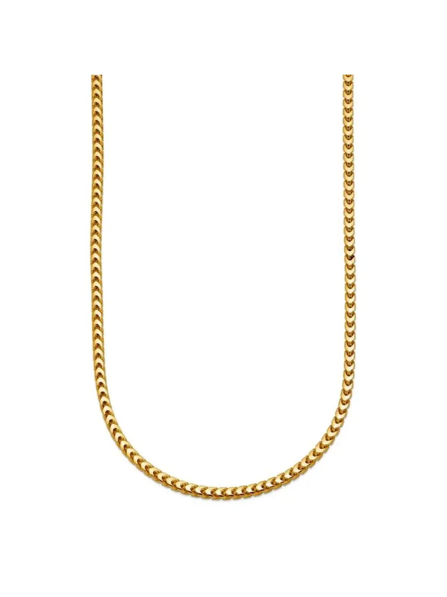 Браслет-цепь плетения франко из желтого золота 18 карат, 18 см Curata Jewelry — изображение 1 из 7, оттенок нет цвета