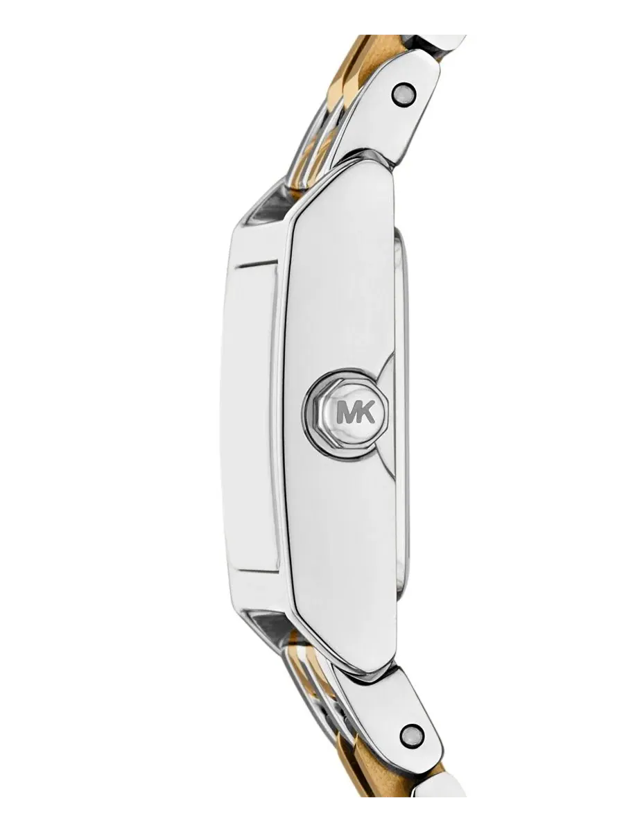 Женские часы Georgie Quartz Two-Hand Two-Tone Stainless Steel Watch Michael Kors — изображение 2 из 6, оттенок мульти