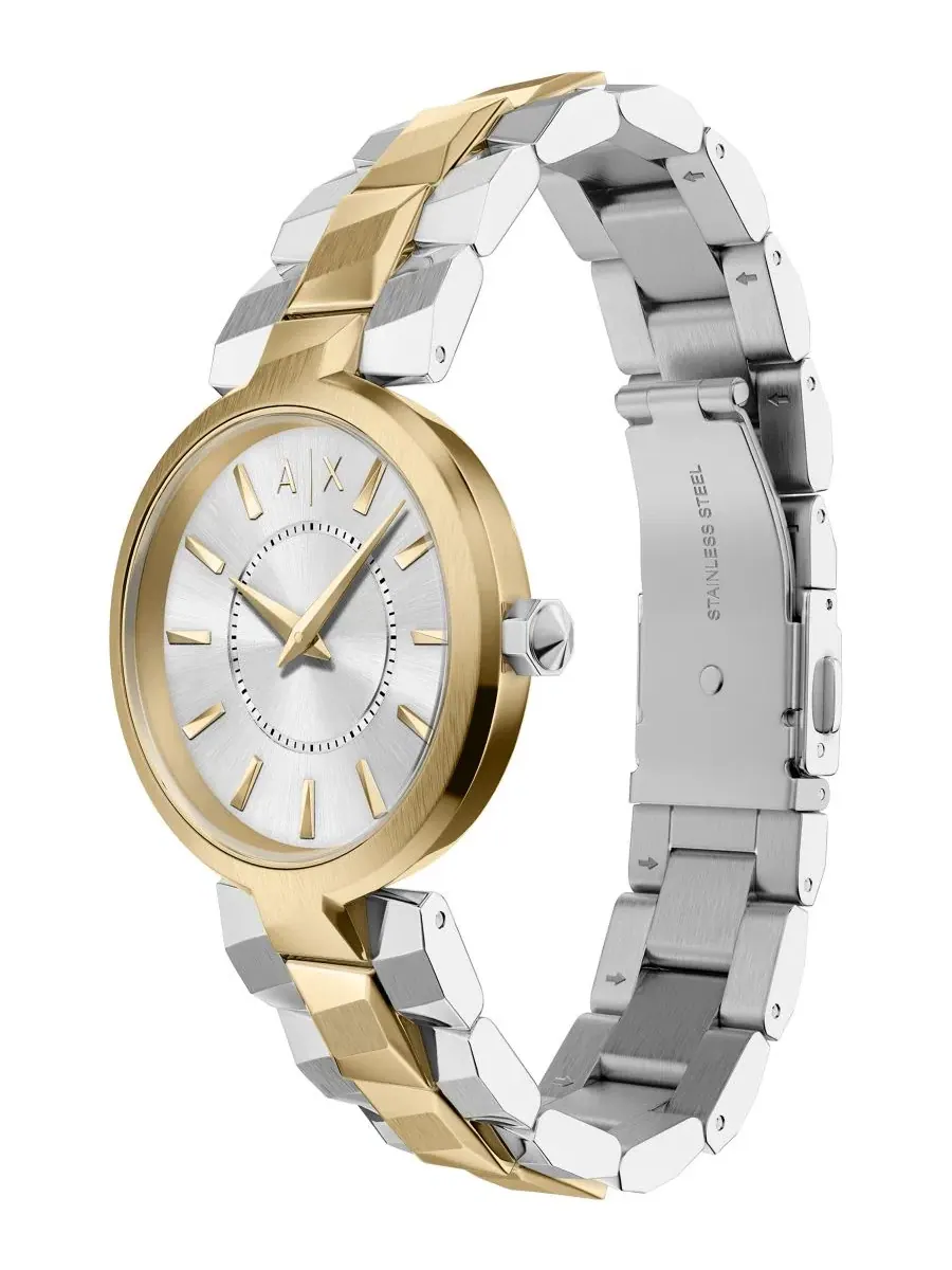 Женские часы Audora Two-Hand Two-Tone A|X Armani Exchange — изображение 4 из 7, оттенок мульти