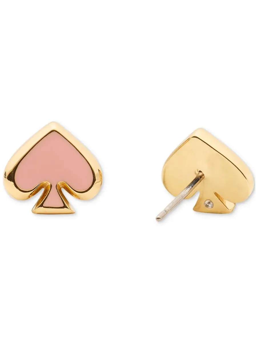 Серьги-пусеты с эмалью Spade kate spade new york — изображение 2 из 4, оттенок розовый