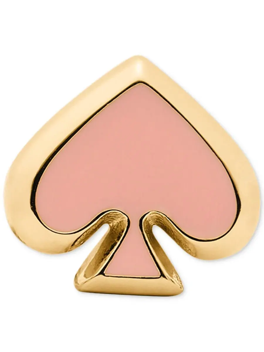 Серьги-пусеты с эмалью Spade kate spade new york — изображение 4 из 4, оттенок розовый
