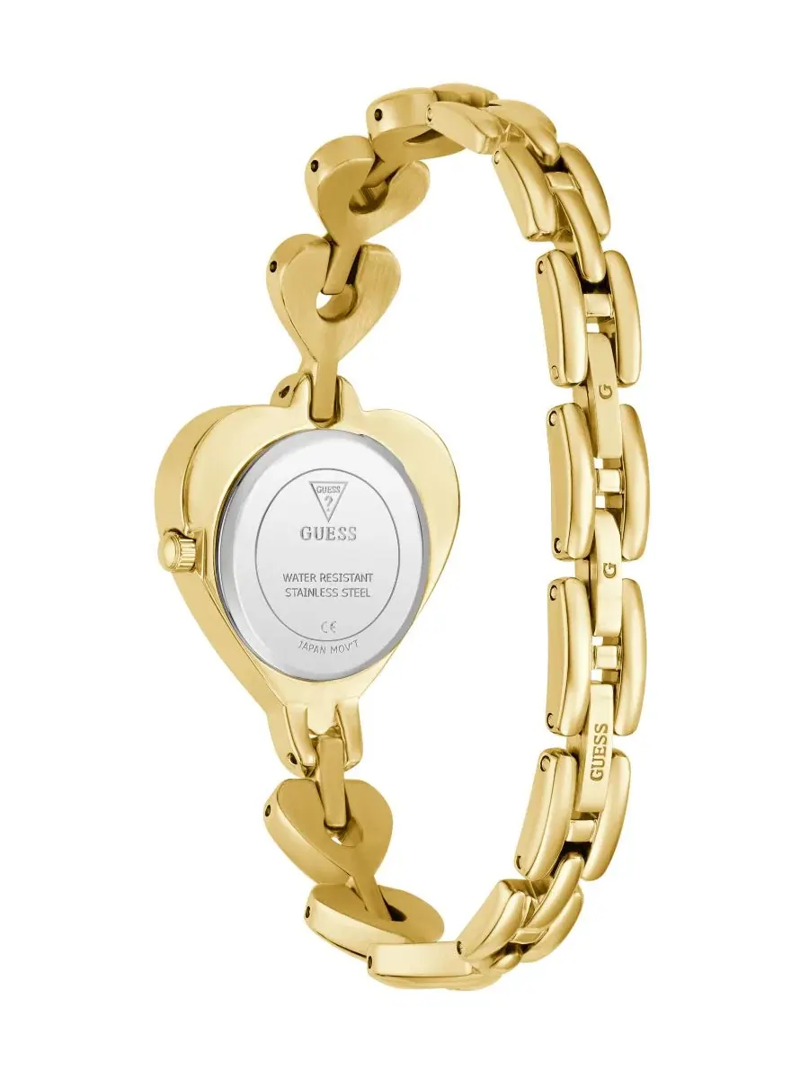 Женские часы с круглым циферблатом, 28 мм GUESS — изображение 3 из 6, оттенок золото