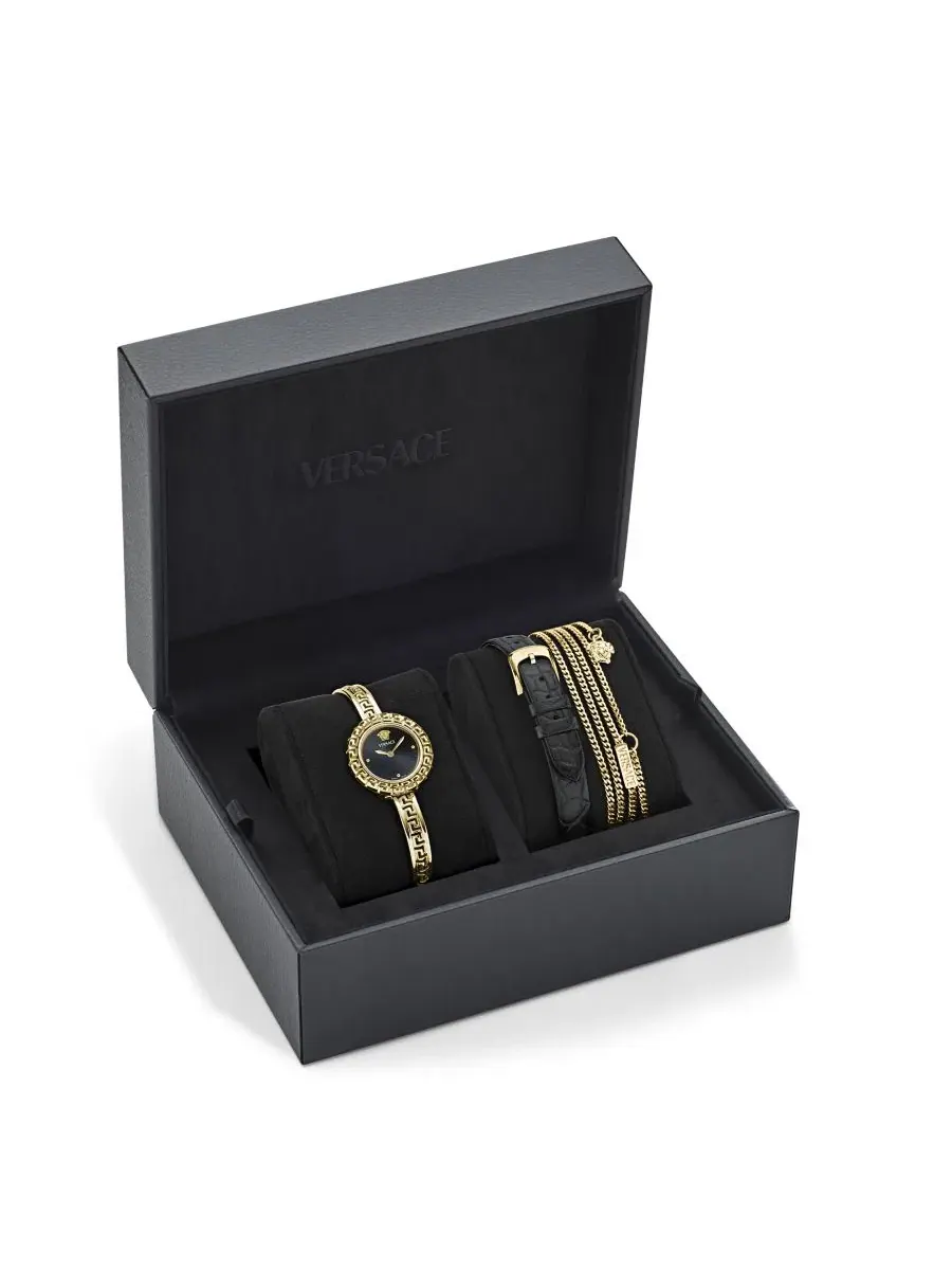 Женские часы Greca Pendant IP Yellow Gold Versace — изображение 1 из 5, оттенок золото