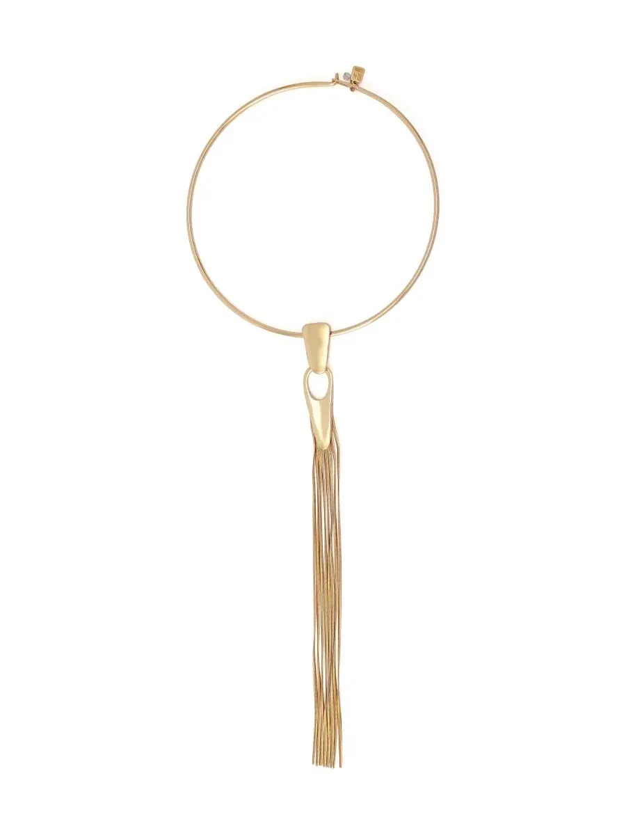 Ожерелье с бахромой Gold Fringe Wire Collar Robert Lee Morris Soho — золотистый