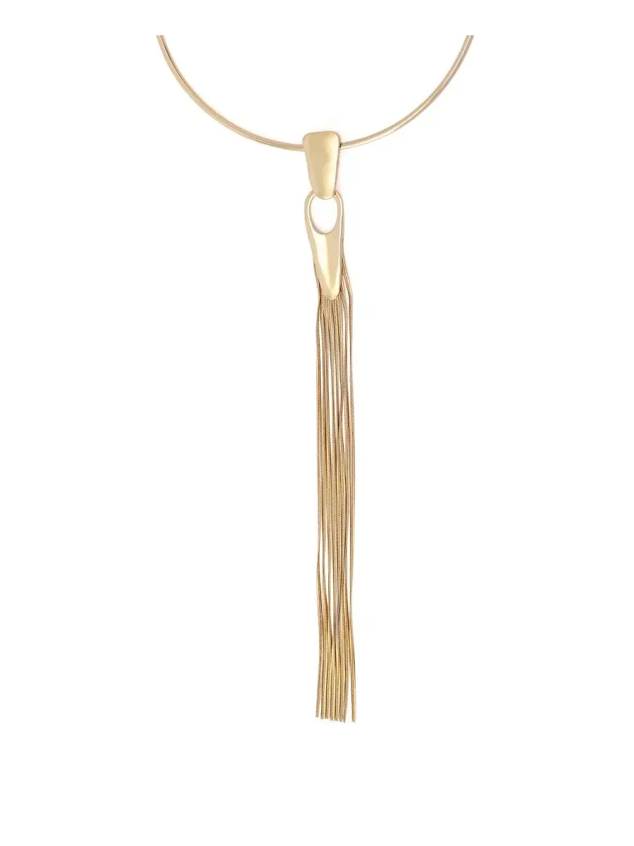 Ожерелье с бахромой Gold Fringe Wire Collar Robert Lee Morris Soho — изображение 2 из 4, оттенок золото