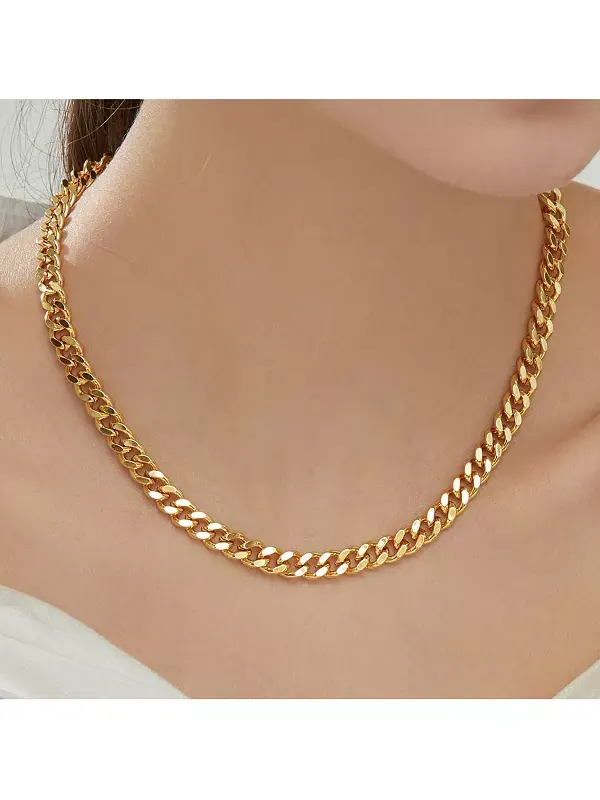 Ожерелье-Цепочка Лизы Кубин - золото 18K Gold Plated — изображение 1 из 4