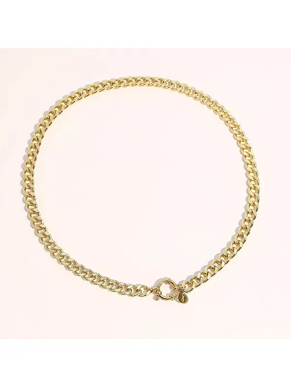 Ожерелье-Цепочка Лизы Кубин - золото 18K Gold Plated — изображение 2 из 4
