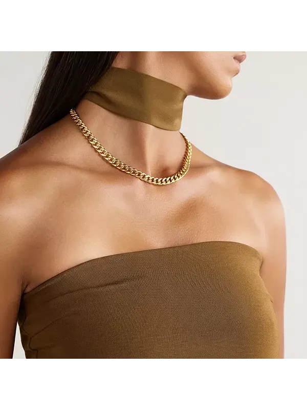 Ожерелье-Цепочка Лизы Кубин - золото 18K Gold Plated — изображение 4 из 4
