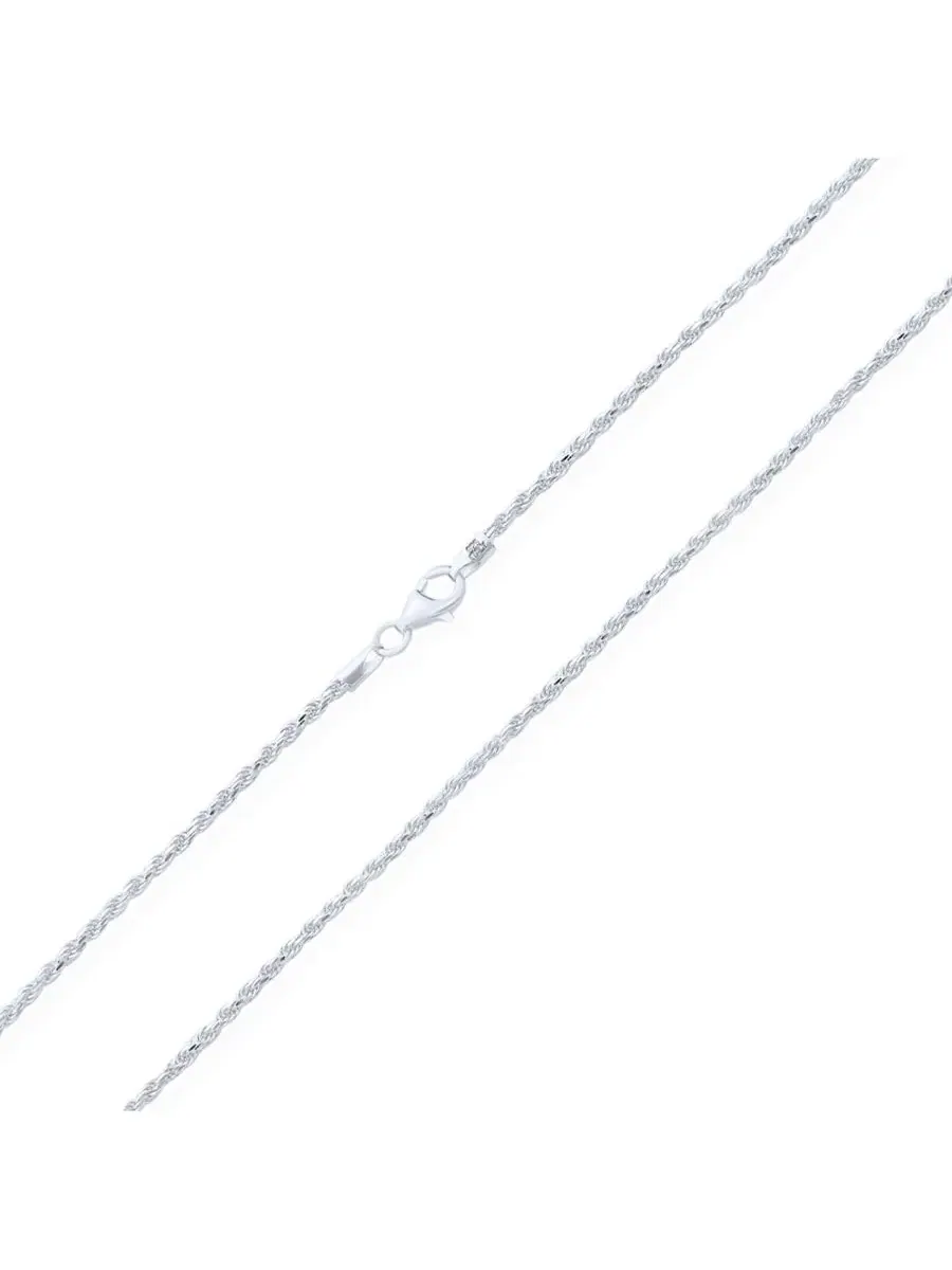 Цепочка из проволоки 0,40 калибра, длина 41-46 см Bling Jewelry — изображение 1 из 3, оттенок серебряный