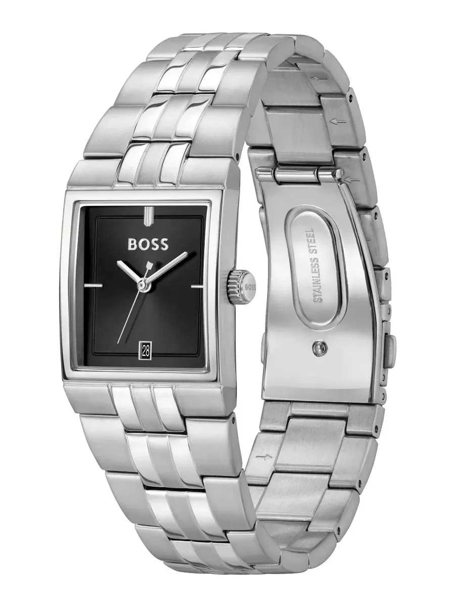 Мужские часы Strivo Quartz, 25.6 мм Hugo Boss — изображение 2 из 4, оттенок серебряный