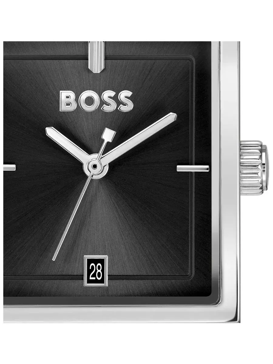 Мужские часы Strivo Quartz, 25.6 мм Hugo Boss — изображение 4 из 4, оттенок серебряный