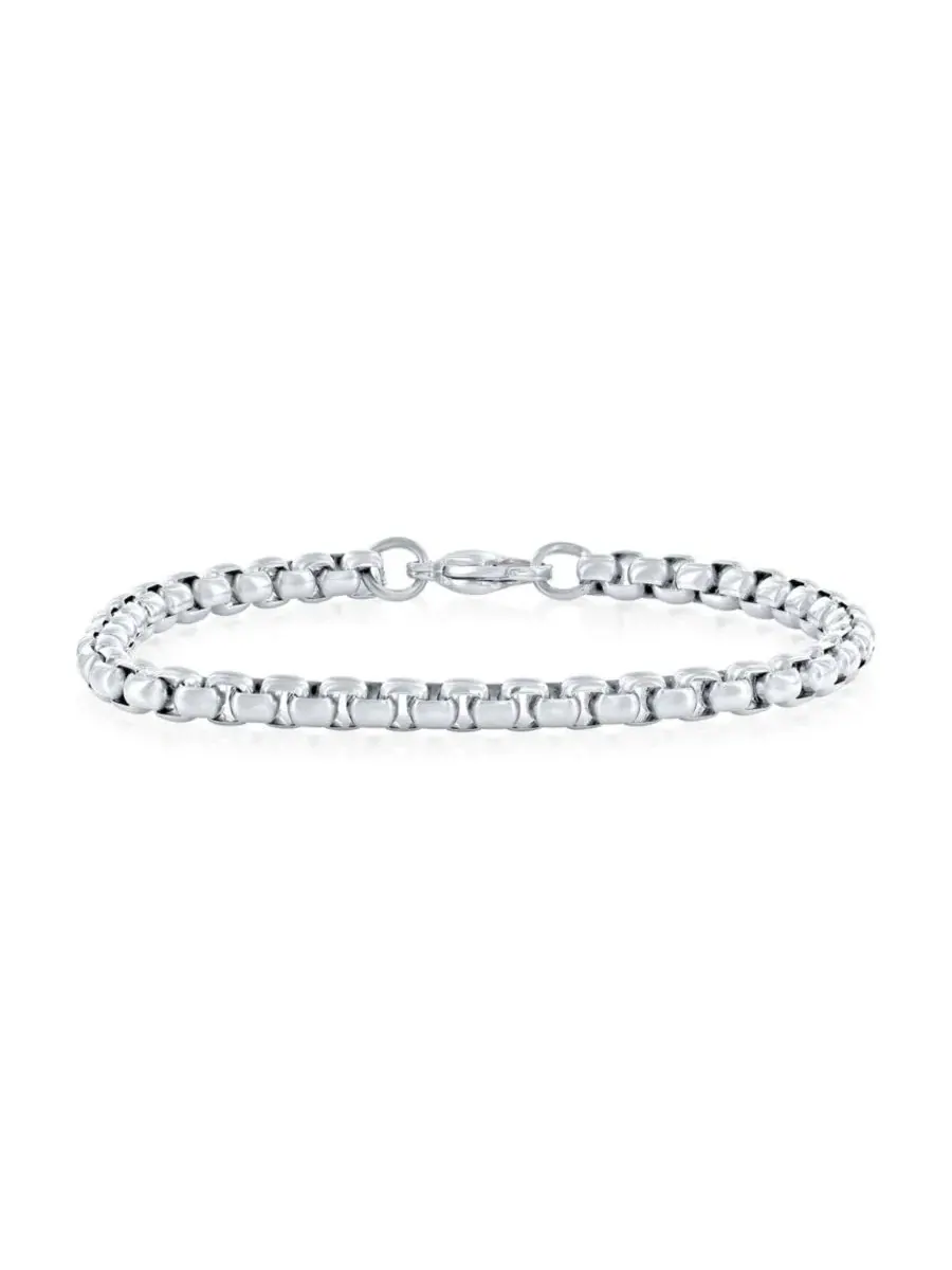 Браслет-цепочка круглым звеном, Stainless Steel Metallo — изображение 1 из 3, оттенок серебряный