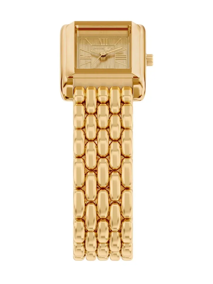 Женские часы Essex с браслетом из пяти звеньев Michael Kors — изображение 7 из 8, оттенок золотистый