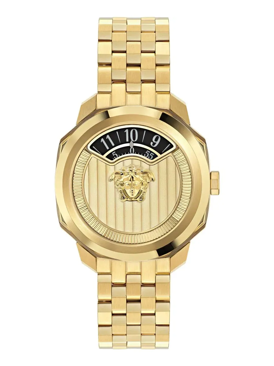 Женские часы Dylos IP Gunmetal Stainless Steel Bracelet Watch 39mm Versace — изображение 1 из 3, оттенок золото