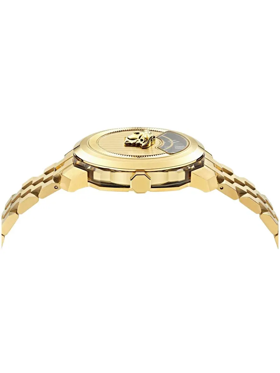 Женские часы Dylos IP Gunmetal Stainless Steel Bracelet Watch 39mm Versace — изображение 2 из 3, оттенок золото