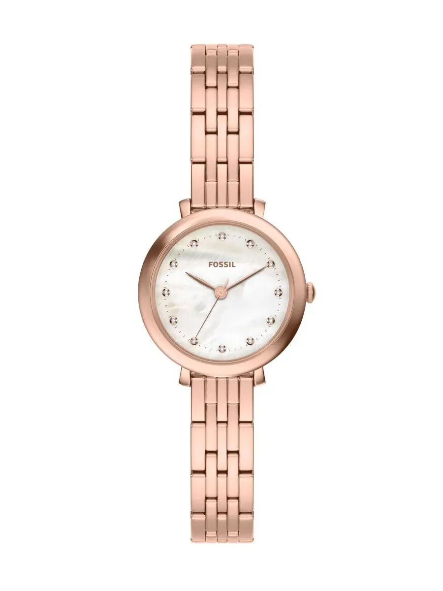 Женские часы Heidi Three-Hand, 26 мм Fossil — изображение 1 из 1, оттенок розовый золотистый