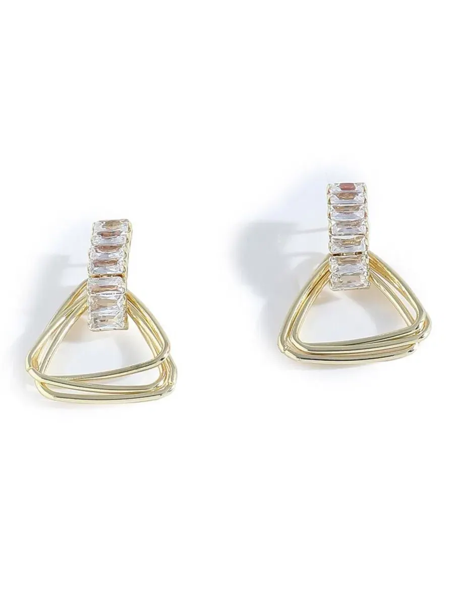 Серьги-подвески SOHI — изображение 1 из 3, оттенок золото