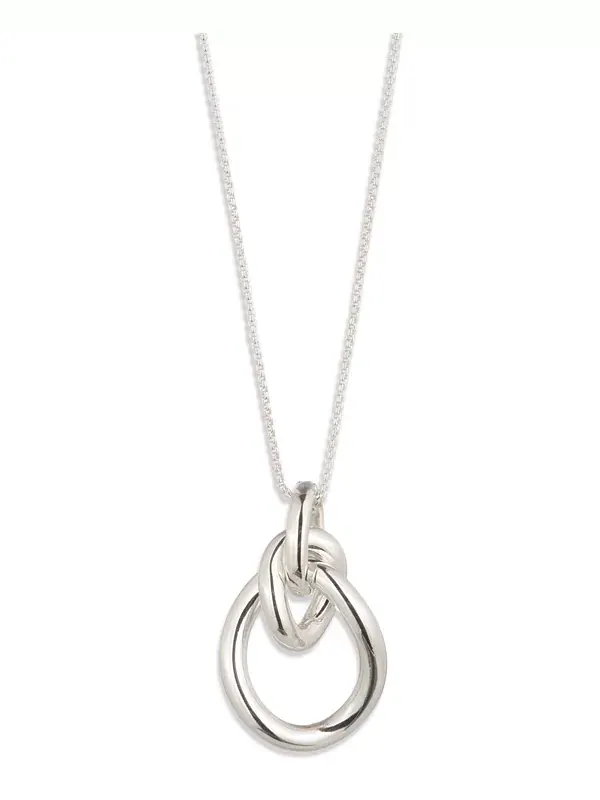 Серебряное ожерелье с подвеской-слайдером Lauren Ralph Lauren — изображение 1 из 1, оттенок серебряный