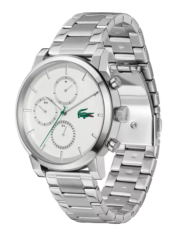 Мужские часы Replay с браслетом из нержавеющей стали серебристого тона, 44мм Lacoste — изображение 2 из 6