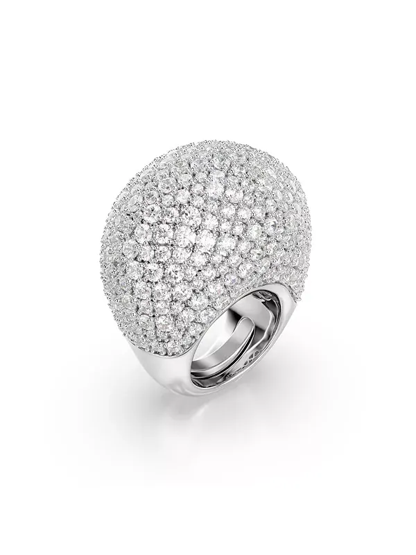Кольцо Sublima Cocktail с белым родиевым покрытием Swarovski — изображение 1 из 4, оттенок серебряный