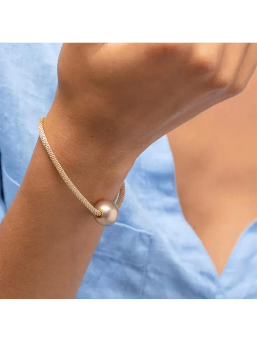 Браслет Marina с магнитной сферой - стильный и эффектный аксессуар Bearfruit Jewelry — изображение 2 из 3, оттенок коричневый