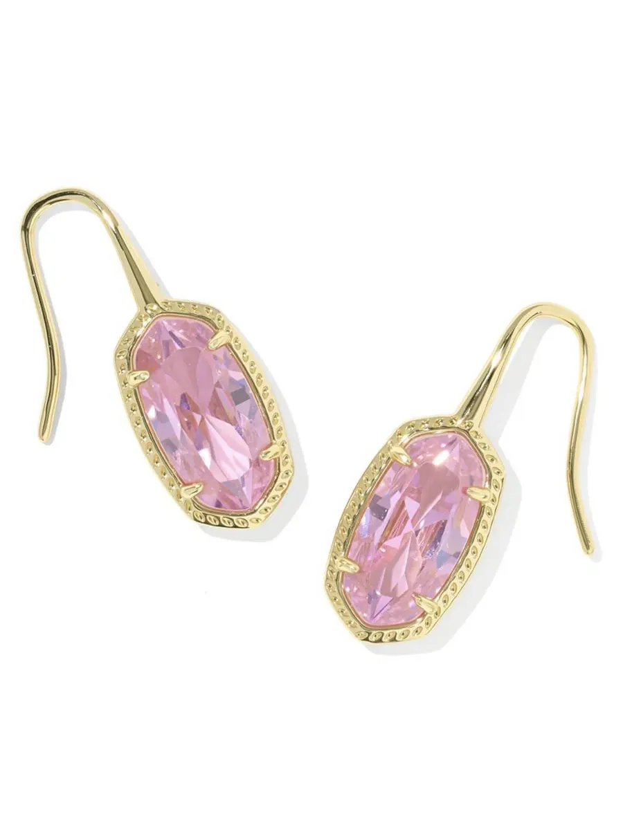 Серьги-подвески Lee Luxe с кубическим цирконием, овальной формы Kendra Scott — изображение 1 из 3