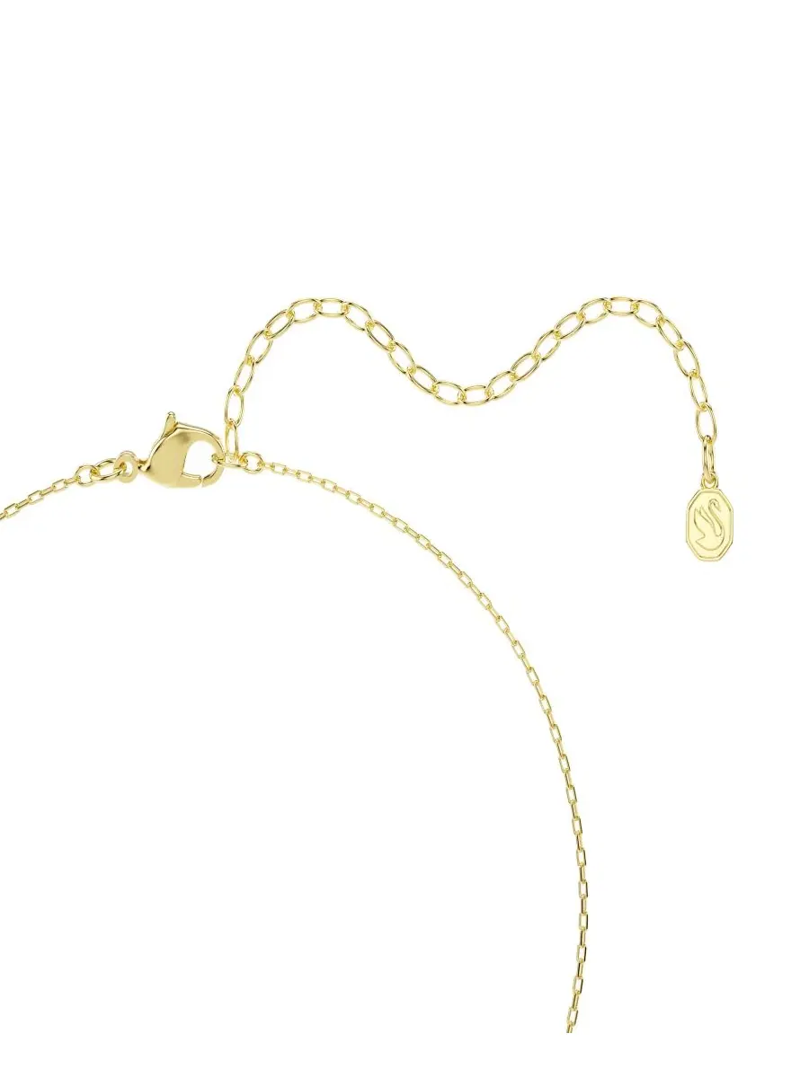 Колье с кристаллами и подвеской Swarovski — изображение 4 из 6, оттенок белый