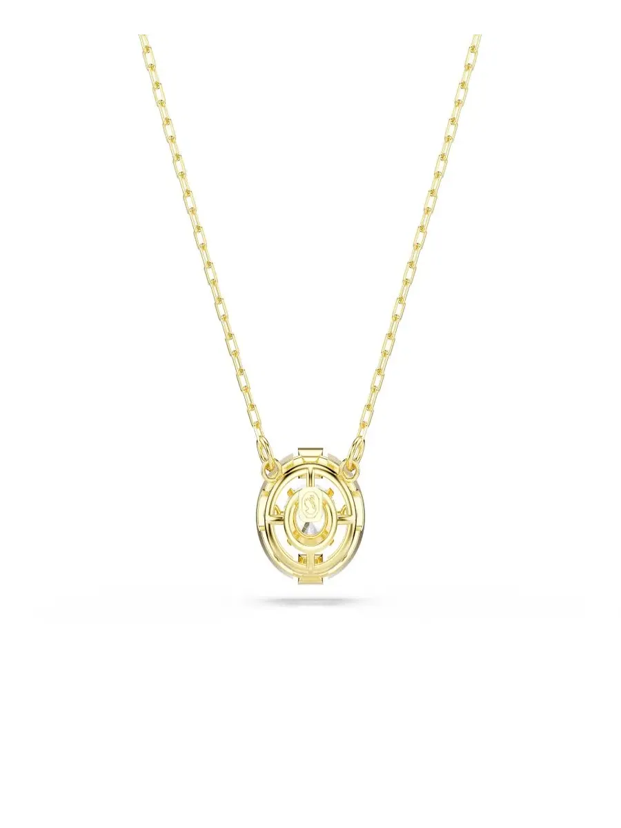 Колье с кристаллами и подвеской Swarovski — изображение 5 из 6, оттенок белый