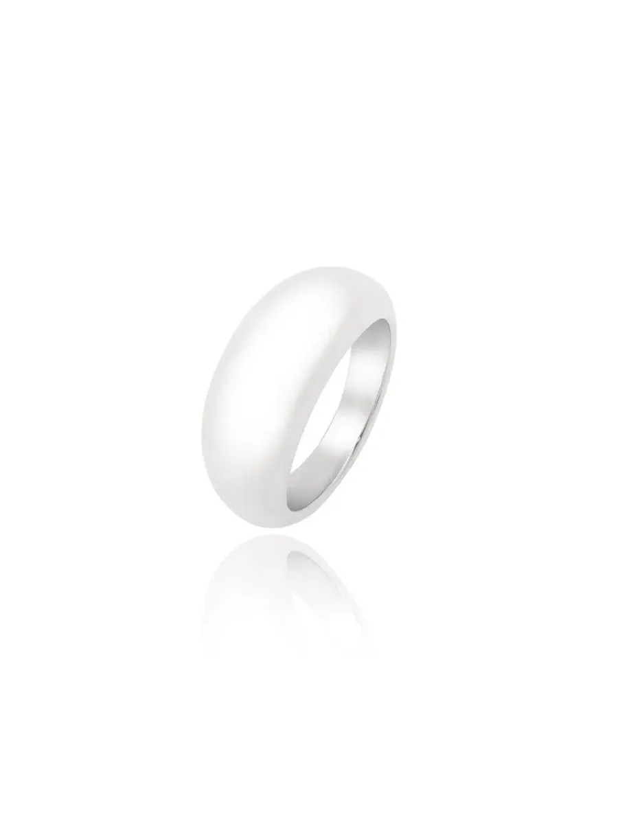 Классическое кольцо-купол Classic Dome Ring The Lovery — изображение 3 из 3, оттенок серебристый