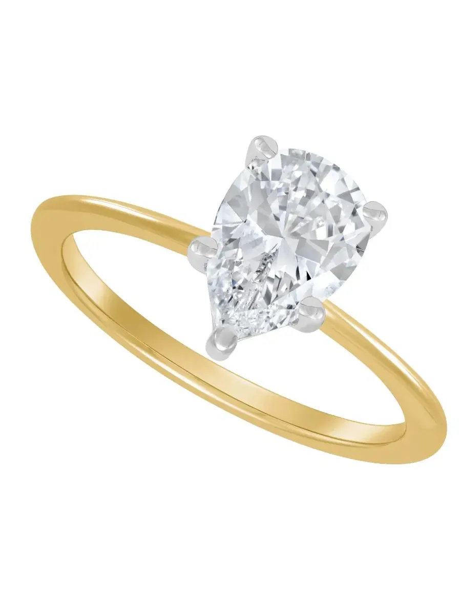 Кольцо с бриллиантом 1.5 карата, модель IGI Certified Lab Grown Diamond Solitaire Engagement Ring — изображение 1 из 7
