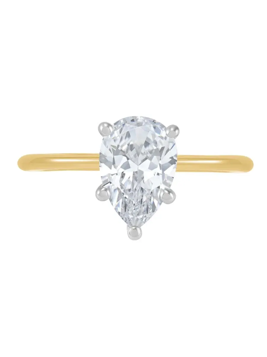 Кольцо с бриллиантом 1.5 карата, модель IGI Certified Lab Grown Diamond Solitaire Engagement Ring — изображение 2 из 7