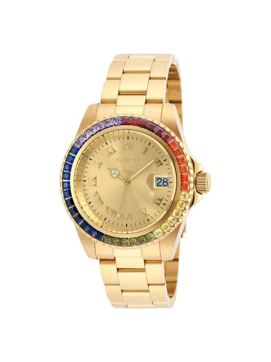 Мужские часы Angel Quartz 20022 Invicta — изображение 1 из 3, оттенок золото