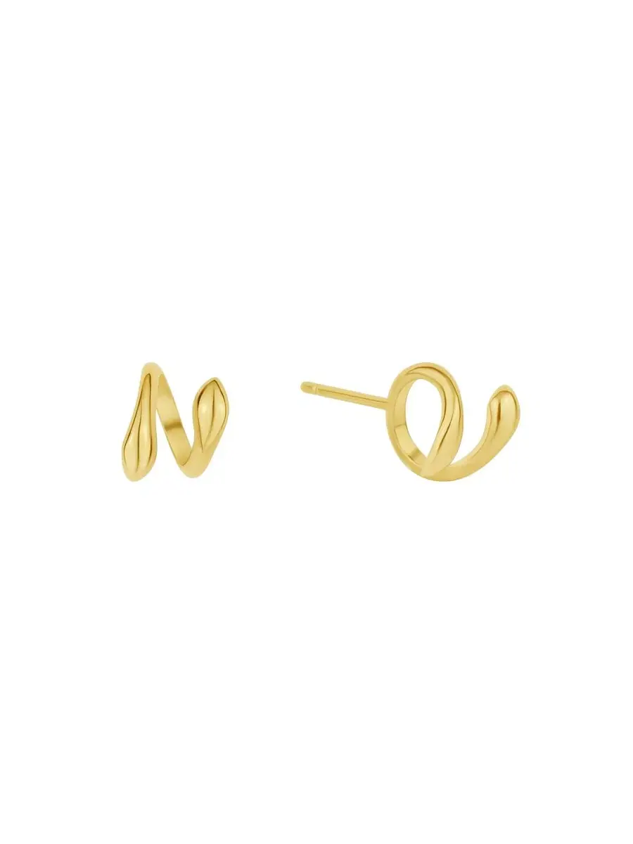 Серьги-держатели для наушников 18K Gold Plated And Now This — изображение 1 из 3, оттенок золото