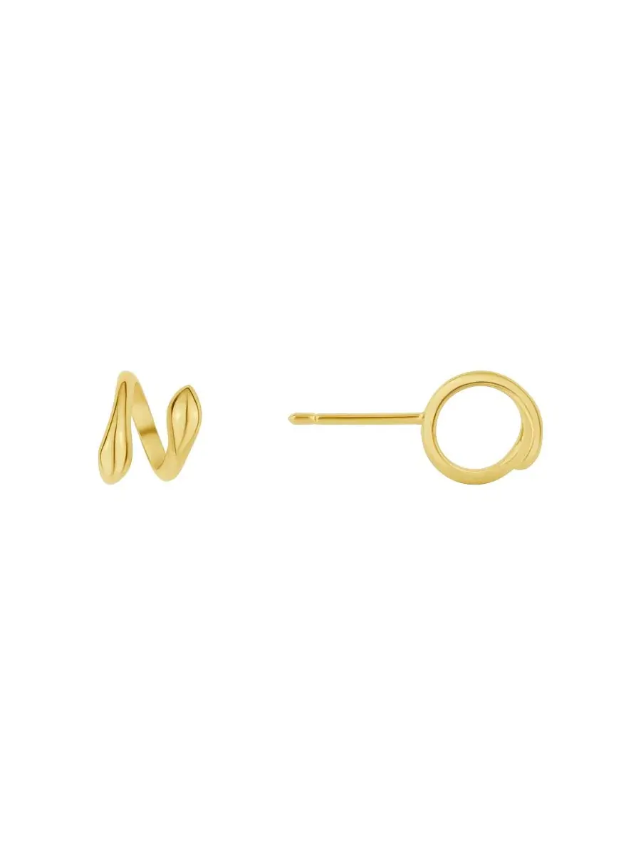 Серьги-держатели для наушников 18K Gold Plated And Now This — изображение 3 из 3, оттенок золото