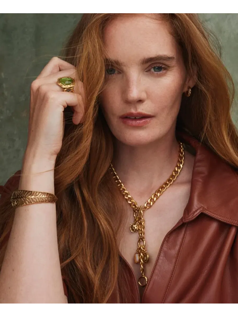Кольцо-коктейль Daphne с имитацией жемчуга и тигровыми полосами Kendra Scott — изображение 5 из 5, оттенок бежевый