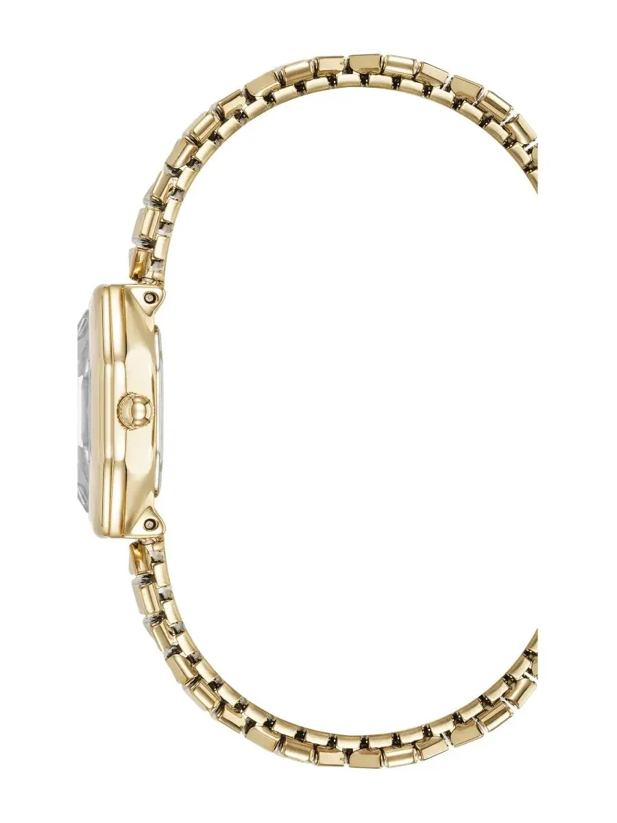 Женские часы с хрустальным циферблатом и расширяющимся браслетом Anne Klein — изображение 3 из 3, оттенок золотистый