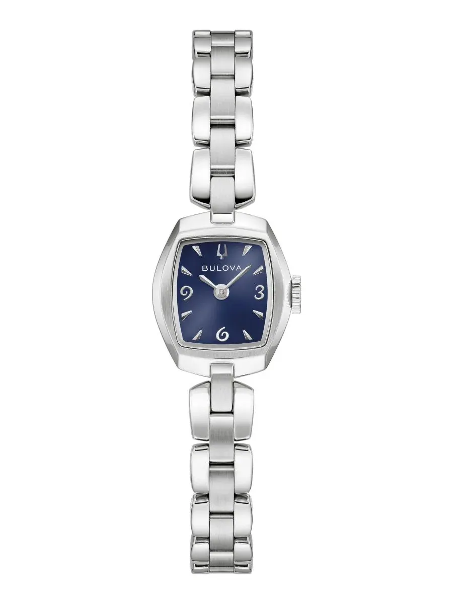 Женские часы Jackie Goddess of Time, серебристый корпус, стальной браслет, 18 мм Bulova — серебристый