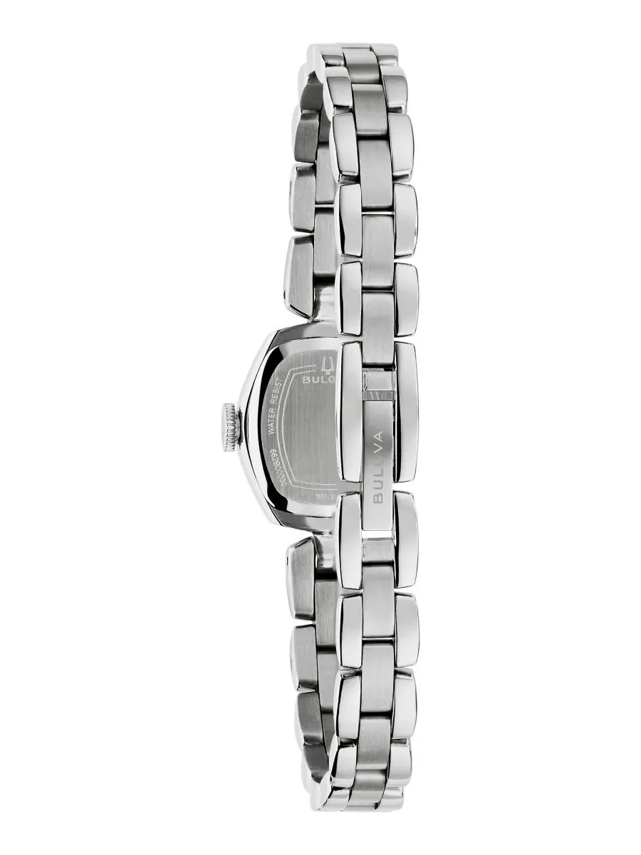 Женские часы Jackie Goddess of Time, серебристый корпус, стальной браслет, 18 мм Bulova — изображение 3 из 3