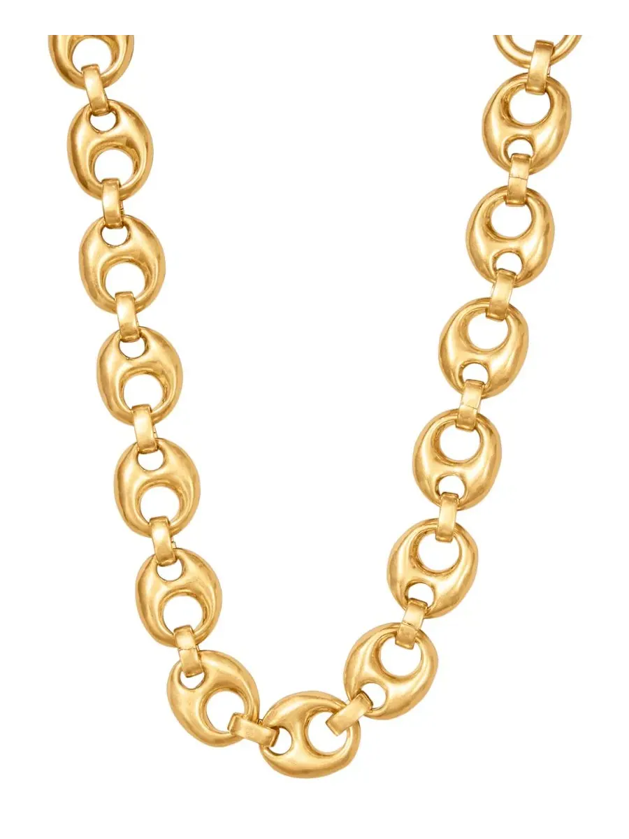 Колье-воротник с позолотой 24k, модель Mariner Donna Karan New York — изображение 1 из 3