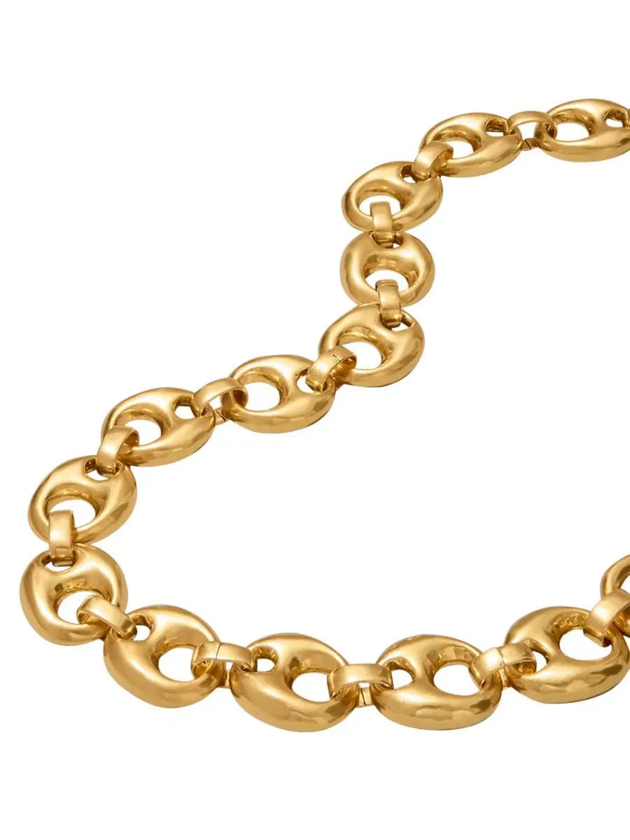Колье-воротник с позолотой 24k, модель Mariner Donna Karan New York — изображение 3 из 3