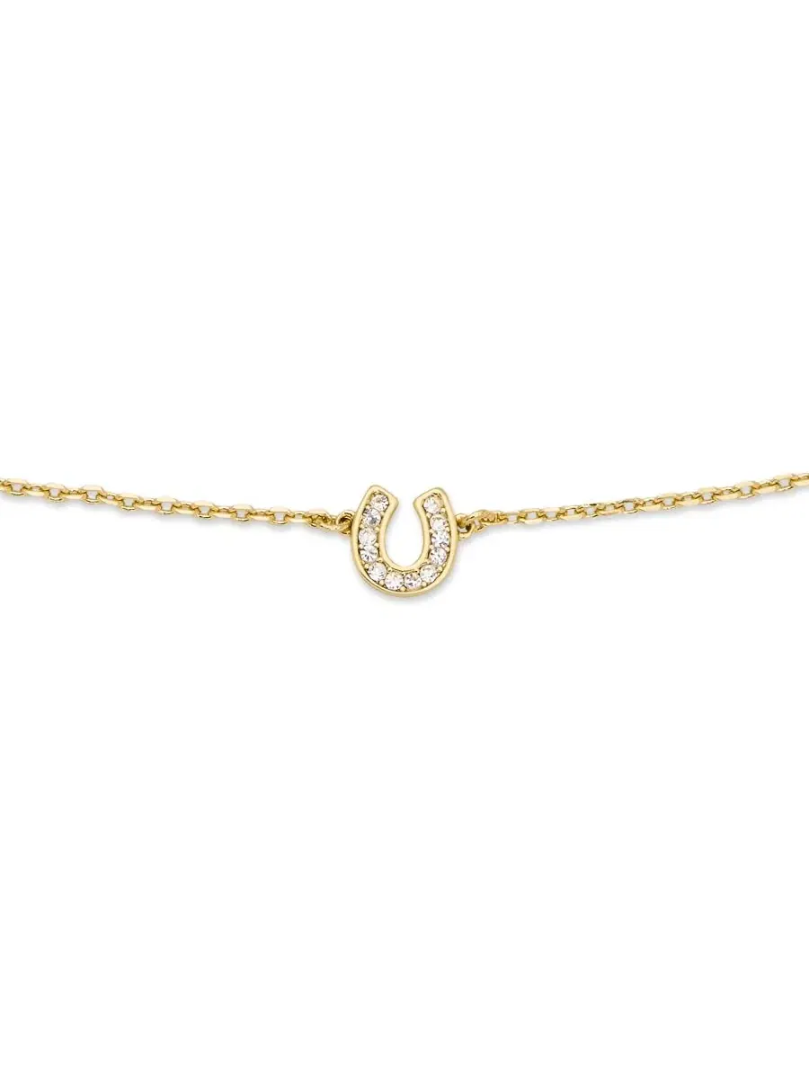 Браслет с кристаллами и кубическим цирконием Pave Horseshoe kate spade new york — изображение 2 из 4