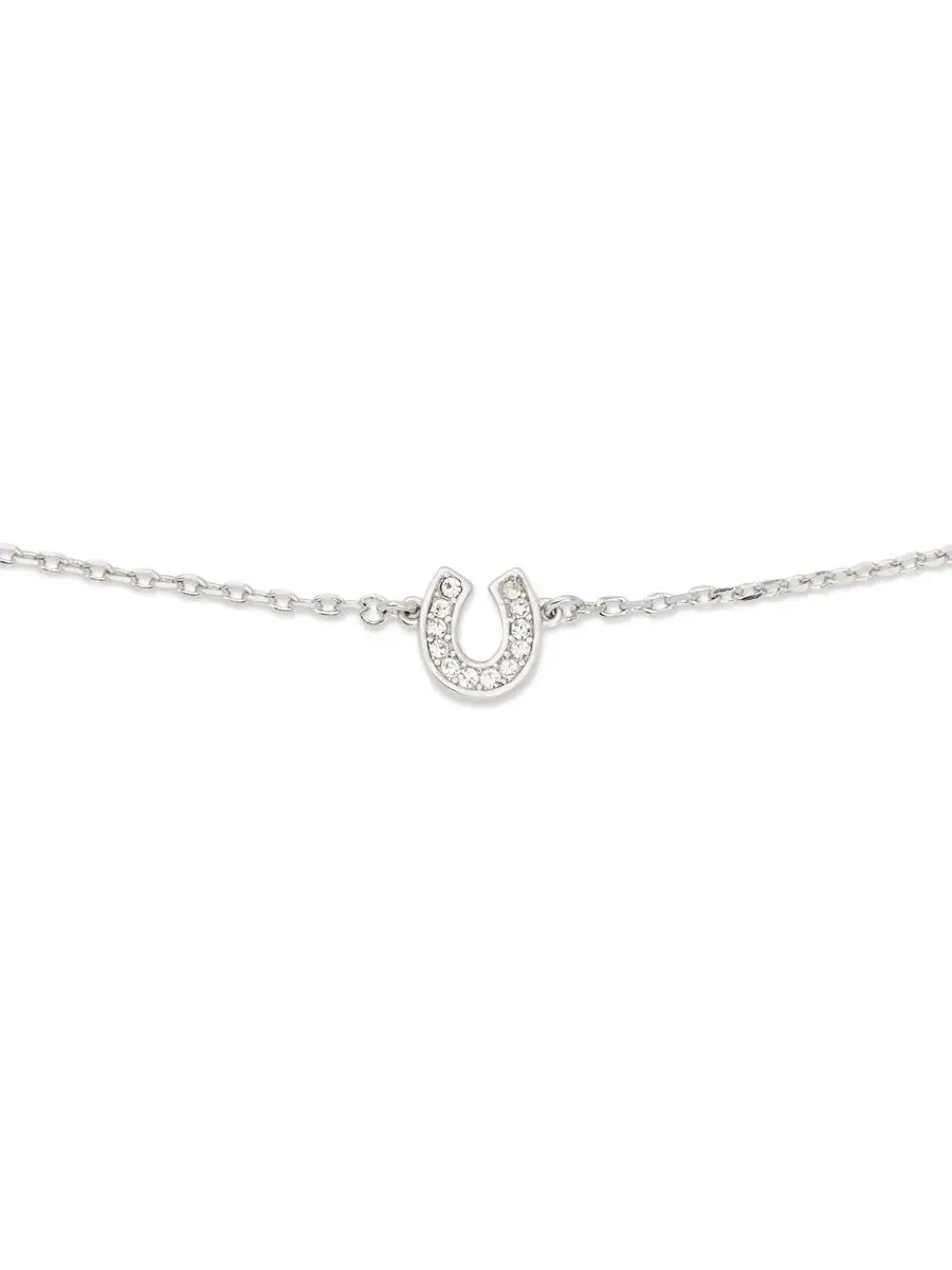 Браслет с кристаллами и кубическим цирконием, модель Cubic Zirconia Pave Horseshoe kate spade new — изображение 2 из 4