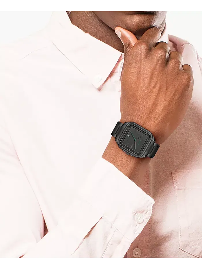 Мужские часы Ionic Plated Black с браслетом из нержавеющей стали, 39 мм Lacoste — изображение 4 из 6