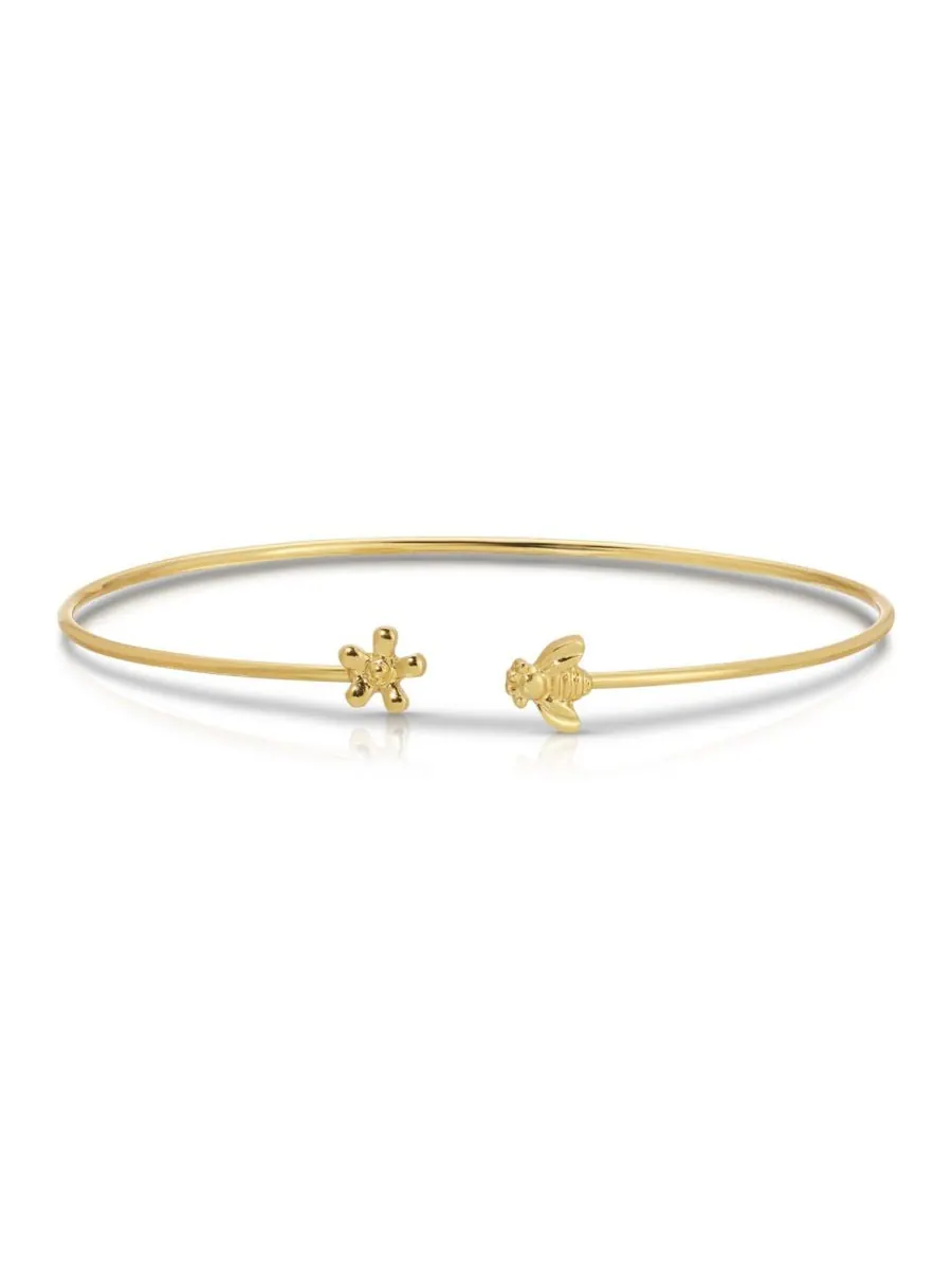 Браслет Connection Cuff - Пчела и цветок - Самый сладкий на свете LUCKY FEATHER — мульти