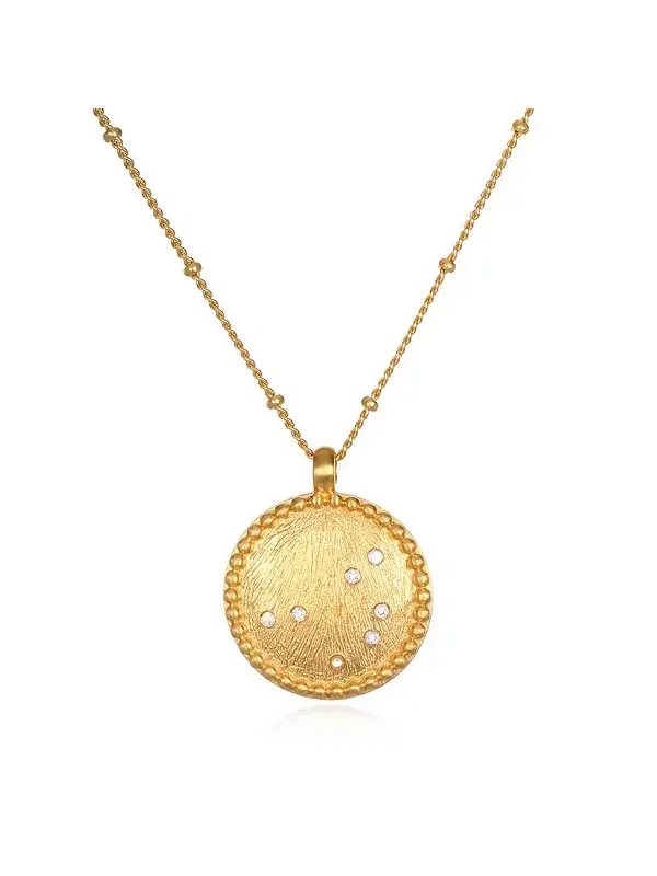 Ожерелье созвездия Священного сестринского сообщества Satya Jewelry — изображение 2 из 2, оттенок золото