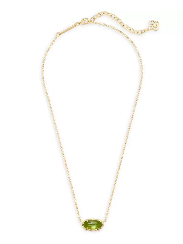 Ожерелье с подвеской Элиза из латуни, покрытой 14-каратным золотом и стеклом Kendra Scott — изображение 2 из 3