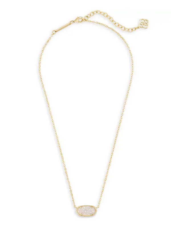 Ожерелье с подвеской Элиза из латуни, покрытой 14-каратным золотом и стеклом Kendra Scott — изображение 2 из 3