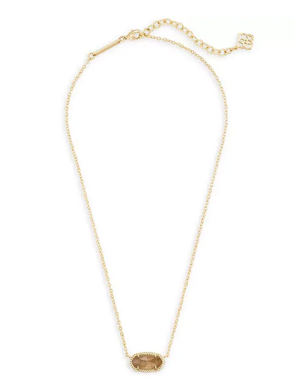 Ожерелье с подвеской Элиза из латуни, покрытой 14-каратным золотом и стеклом Kendra Scott — изображение 2 из 3