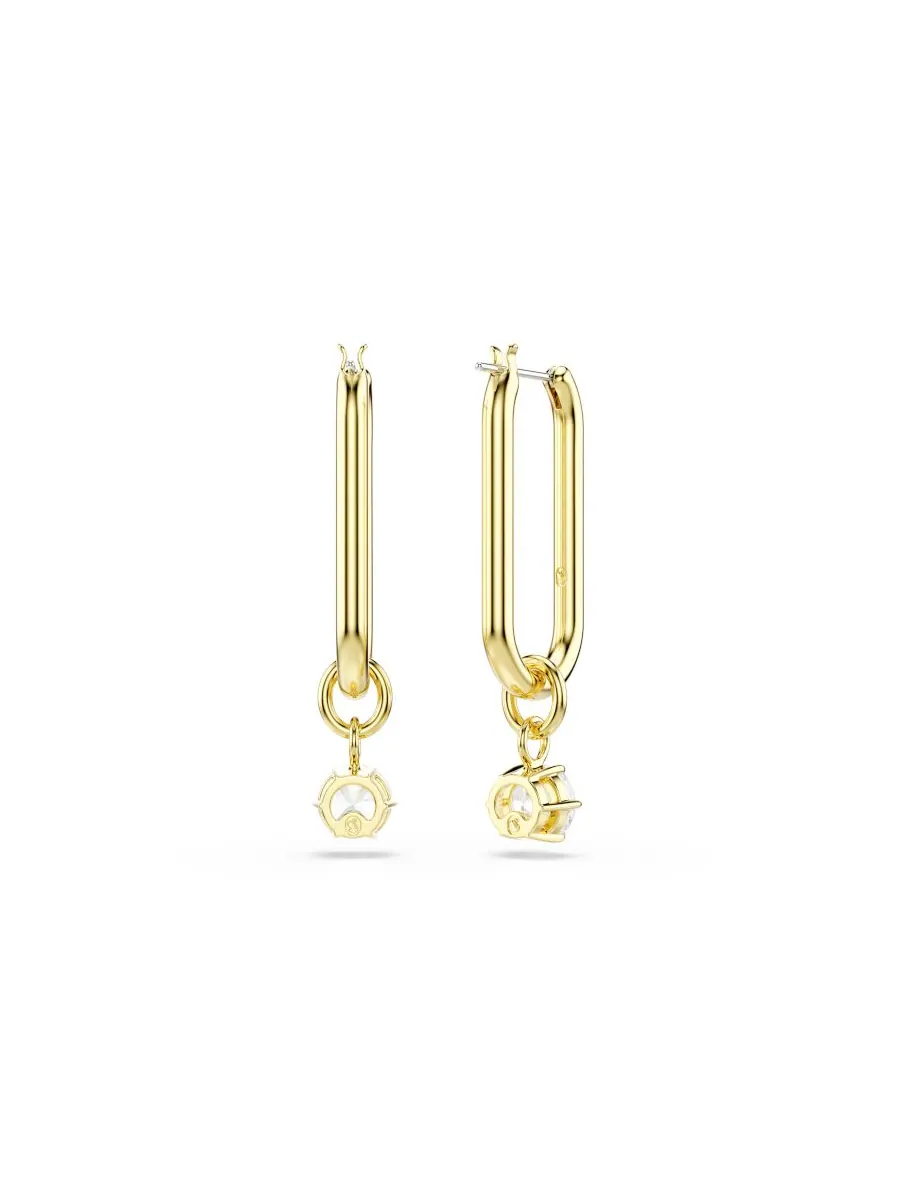 Серьги-подвески Constella с золотистым покрытием Swarovski — изображение 2 из 5, оттенок золото